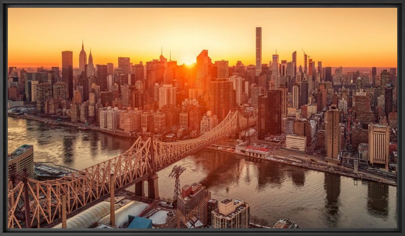 QUEENSBORO BRIDGE SUNSET - MATTHIAS HAKER - Photographie