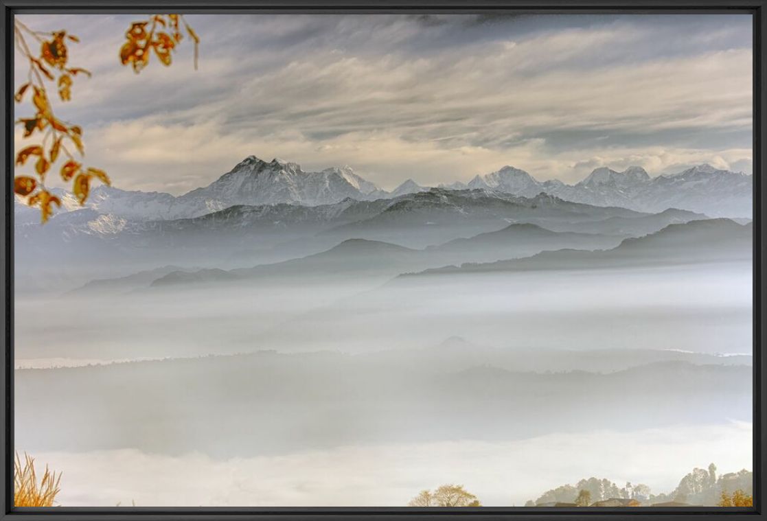 GAURISHANKAR ET LA CHAINE HIMALAYENNES VUE DE NAMO BUDDHA NEPAL - MATTHIEU RICARD - Fotografie