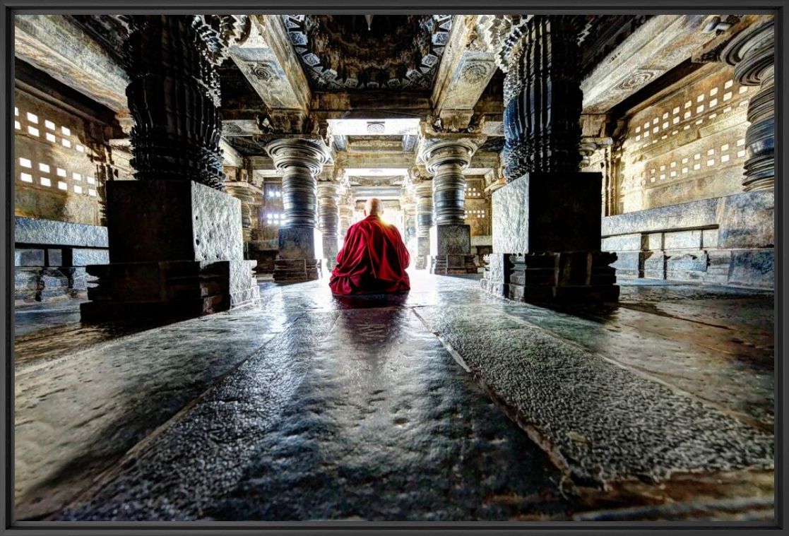 MOINE TIBETAIN EN MEDITATION - MATTHIEU RICARD - Fotografie