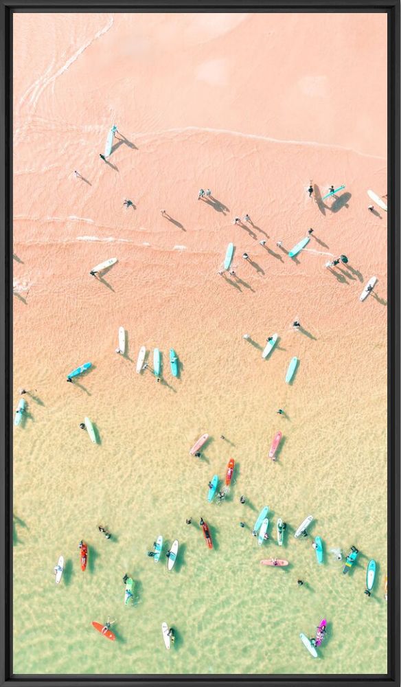 Surfers at the seaside - SHI REN LONG DUO - Photograph