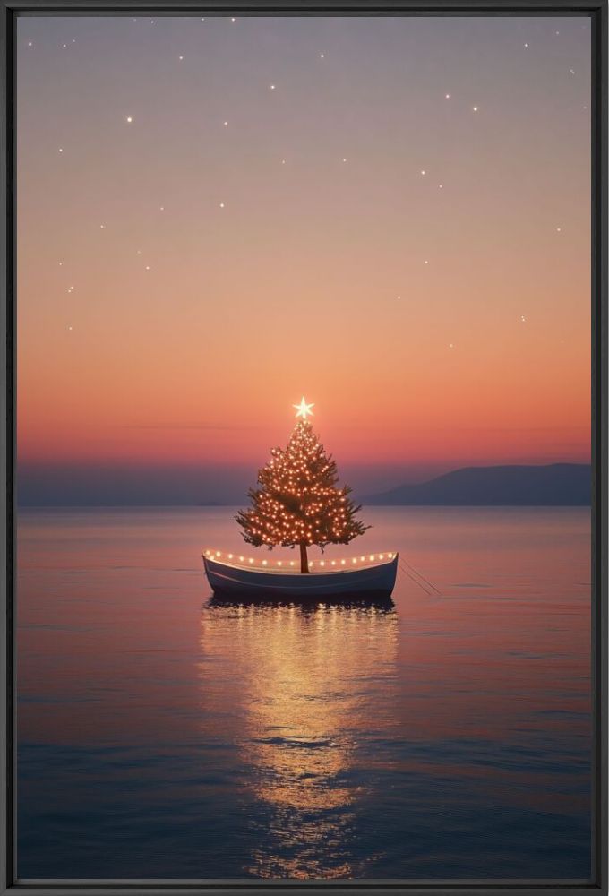 Floating Christmas tree - Tina  Marinaki - Photograph