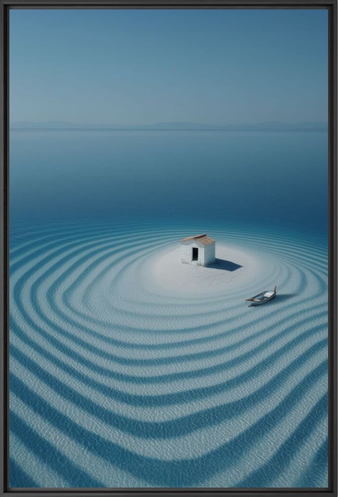 House with boat - Tina  Marinaki - Photograph