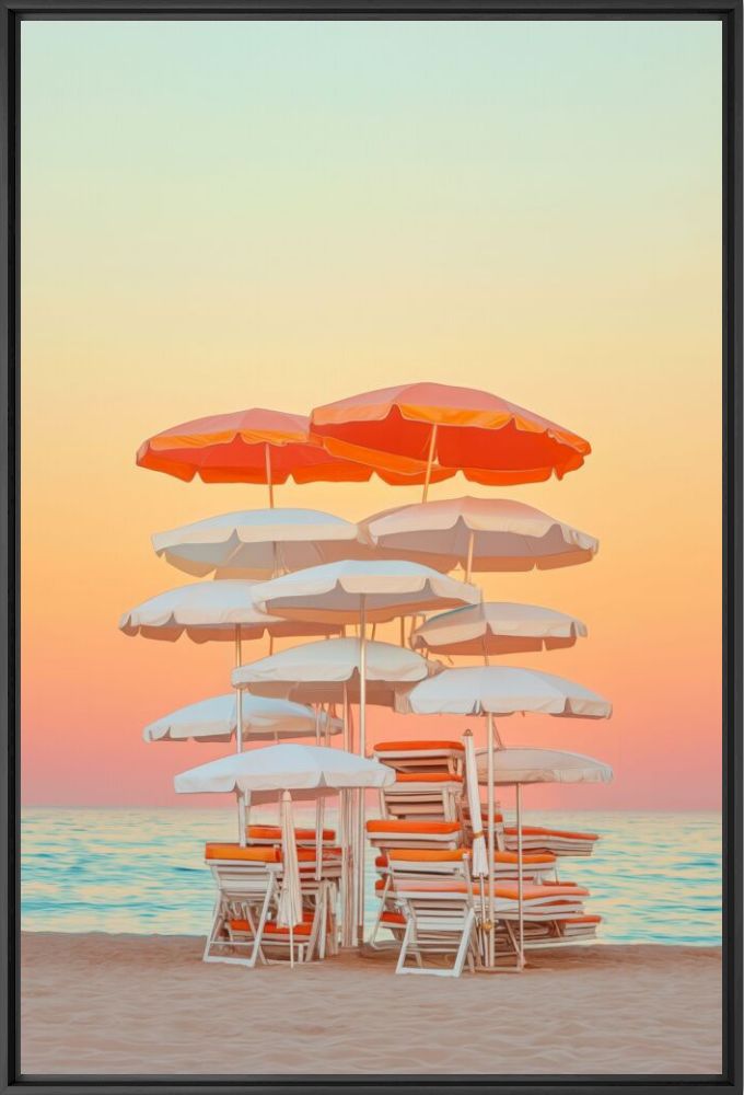 Stacked umbrellas - Tina  Marinaki - Photograph