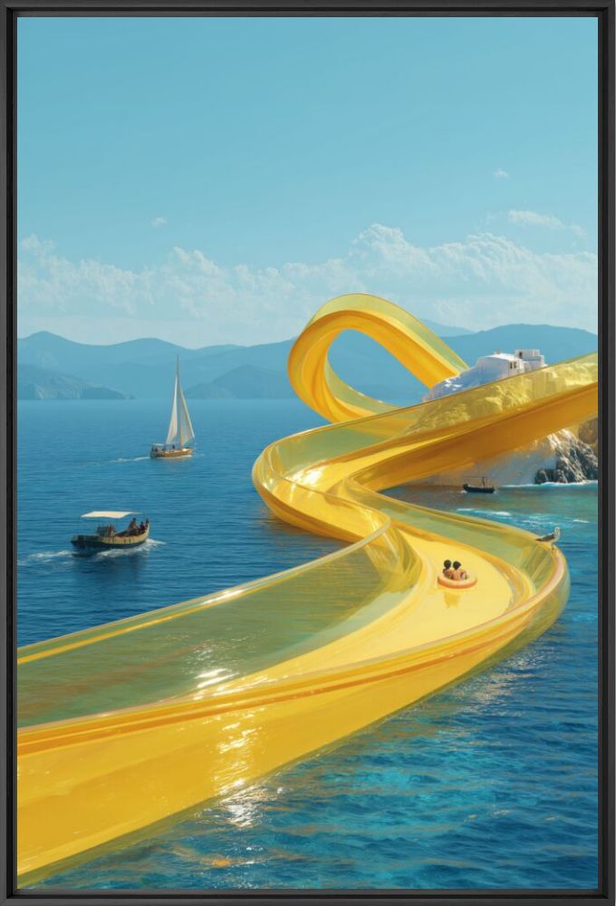 Yellow slide - Tina  Marinaki - Photograph