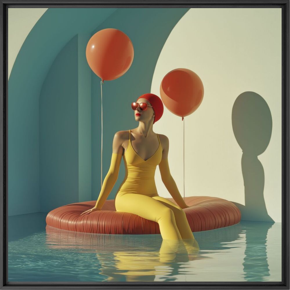 Retro poolside - Venyce Vicci - Photographie