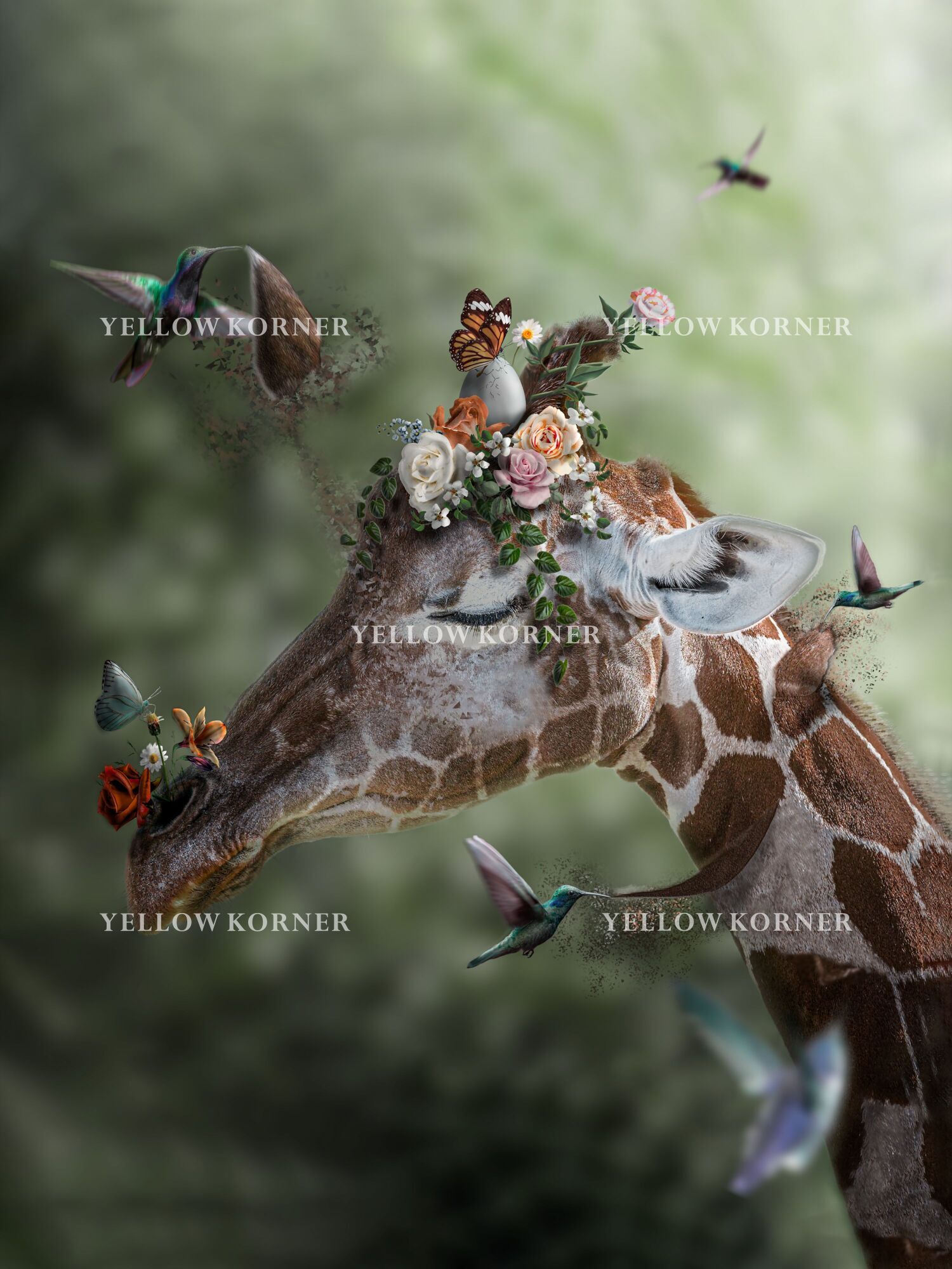 Photo Giraffe - Purchase of Giraffe Photography in Limited Editions