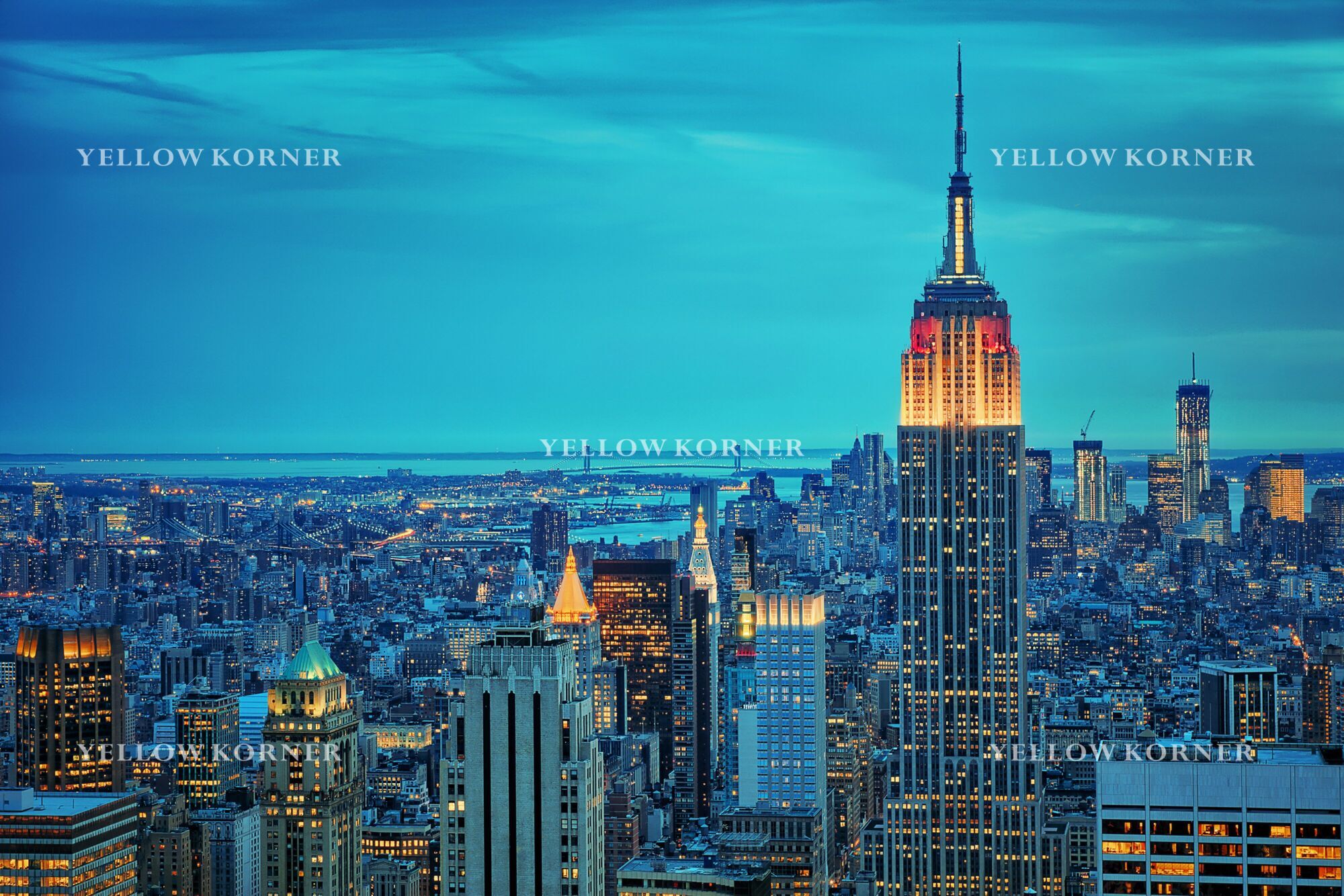 YellowKornerイエローコーナー アートパネルEMPIRE STATE Empire State Building Photography · Purchase of Empire State