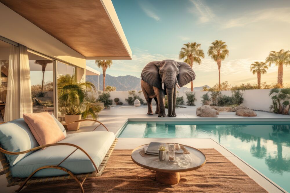 Palm springs sunset