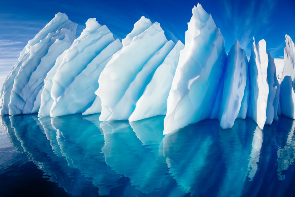 Face in the ice