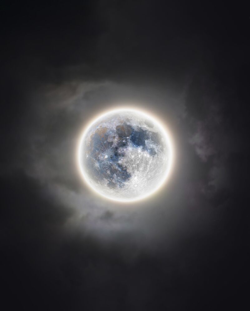 Superlune clart&eacute; nocturne
