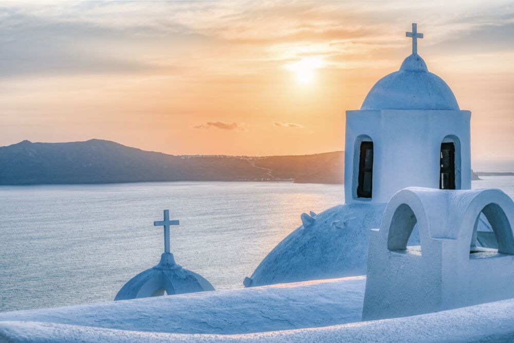 Santorini blues