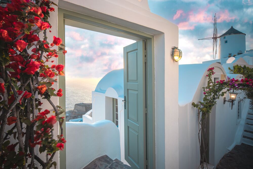 The colors of Santorini