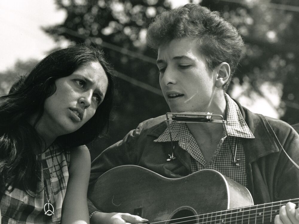 Joan Baez and Bob Dylan 1963