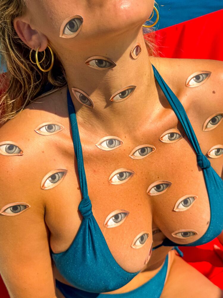 Sticking eyes