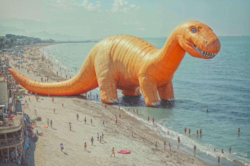 Inflattable dino 1