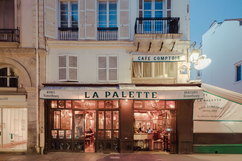 La Palette by night Paris