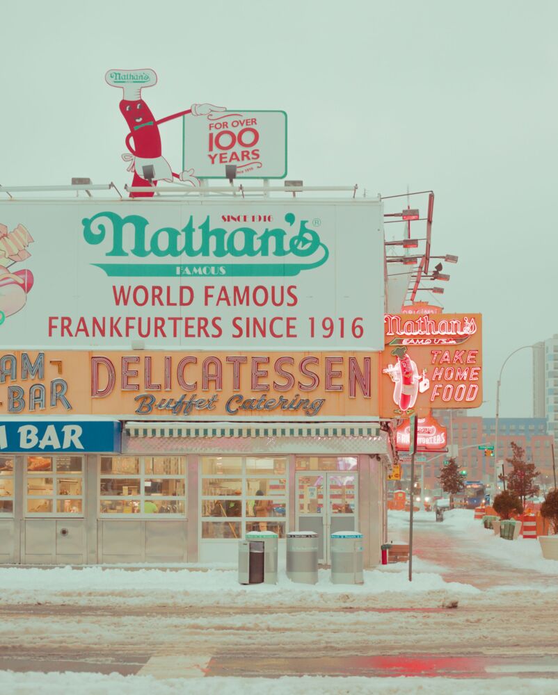 Nathan's famous,Coney Island