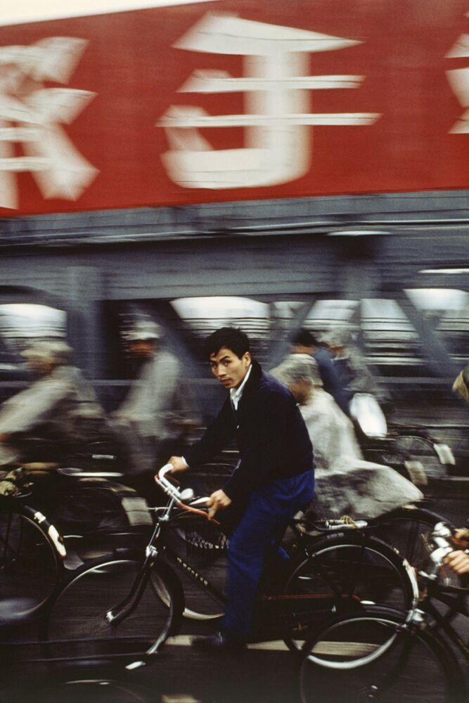 Chinois &agrave; v&eacute;lo &agrave;  Canton 1979