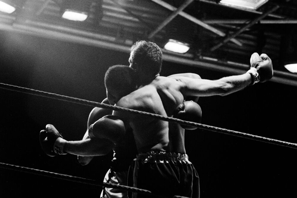 Combat entre Mohamed Ali et Henry Cooper &agrave; Londres 1966