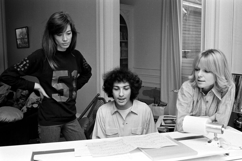 Francoise Hardy, Michel Berger et France Gall, 1975