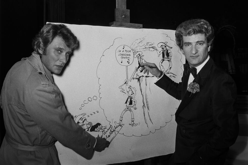 Johnny Hallyday et Eddy Mitchell