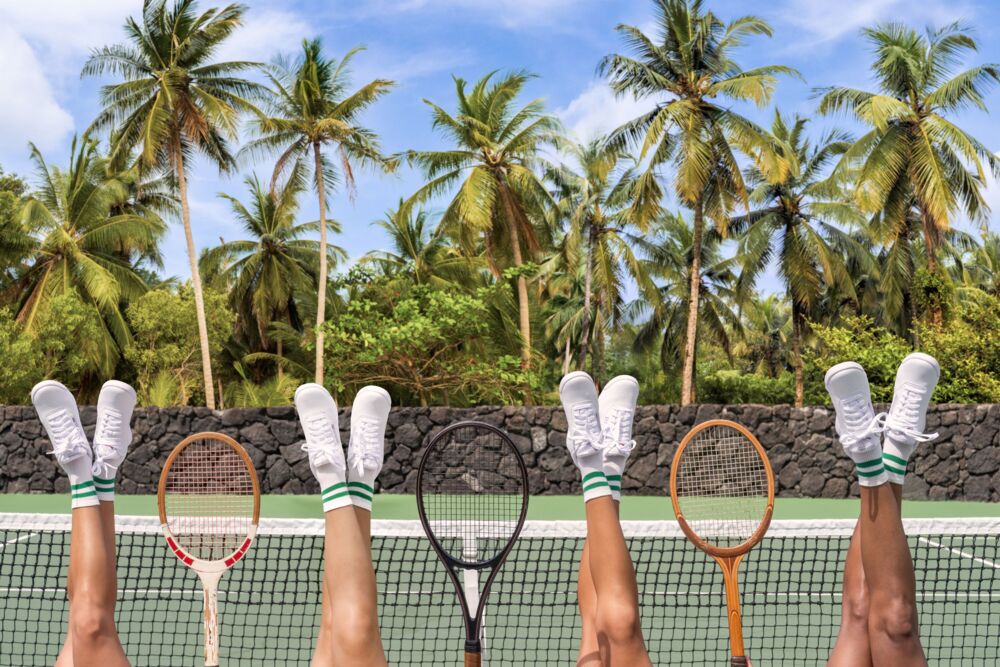 Tennis match Four Seasons Hualalai Hawai