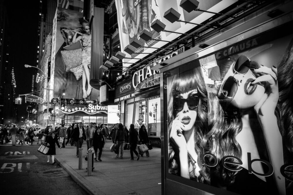 Sunglasses on Times Square