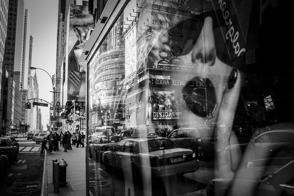 Times Square Reflection