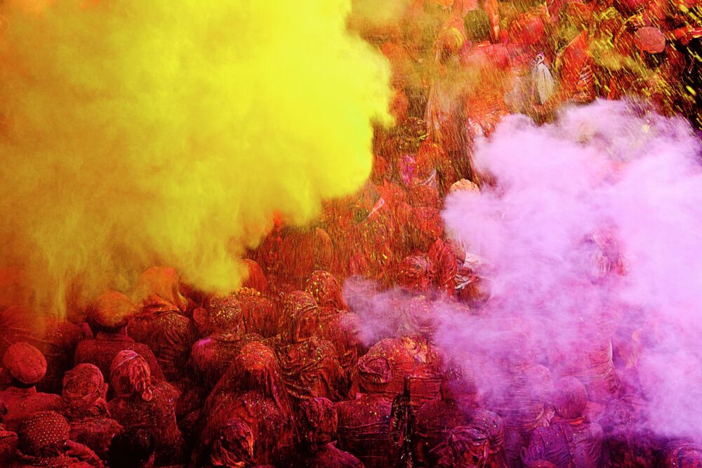 Pink & Yellow Shower
