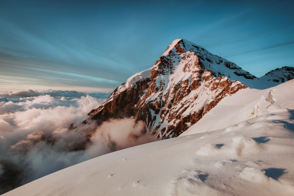 Above the clouds