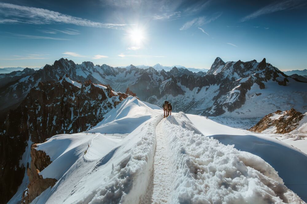Beyond the ridge