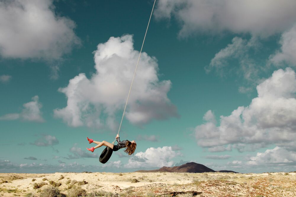 In the sky