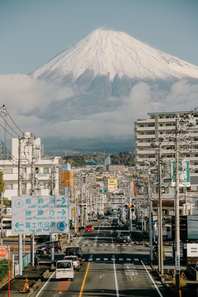 Lines to Fuji