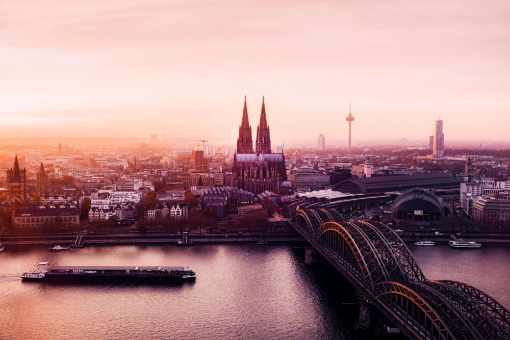 Cologne sunset 2
