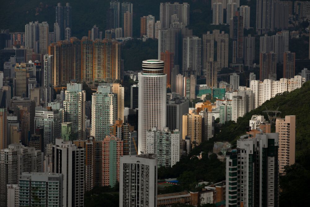 Light over Hong Kong