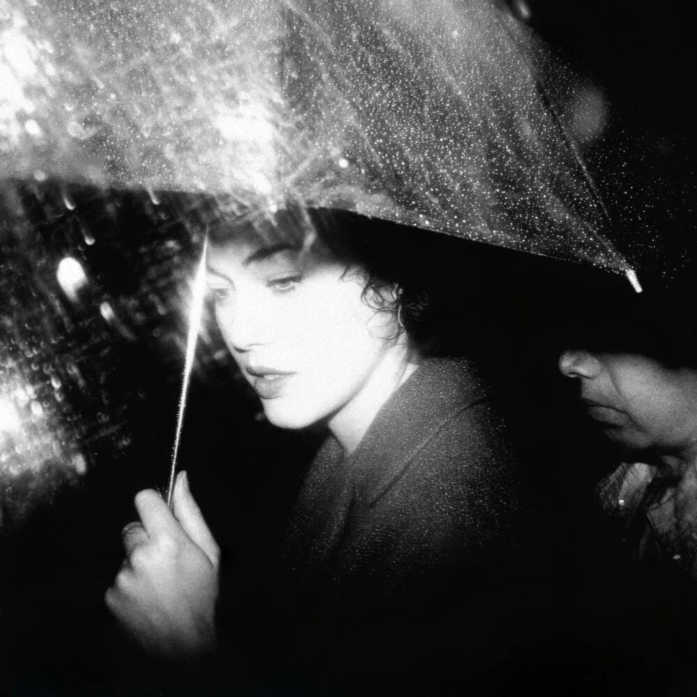 A portrait made of rain
