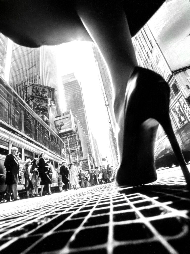The world below her
