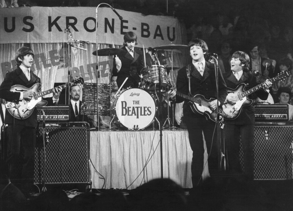 Beatles on the stage