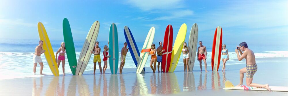 SURFERS AND SURFBOARDS 1966