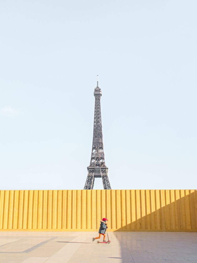 Eiffel tower boy