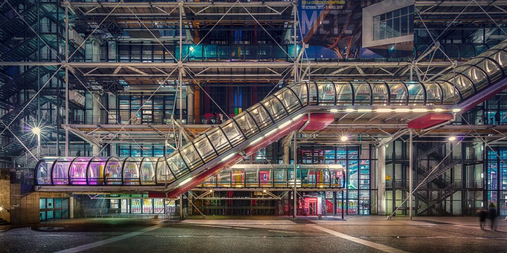 PARIS BEAUBOURG 40 ANS APRES