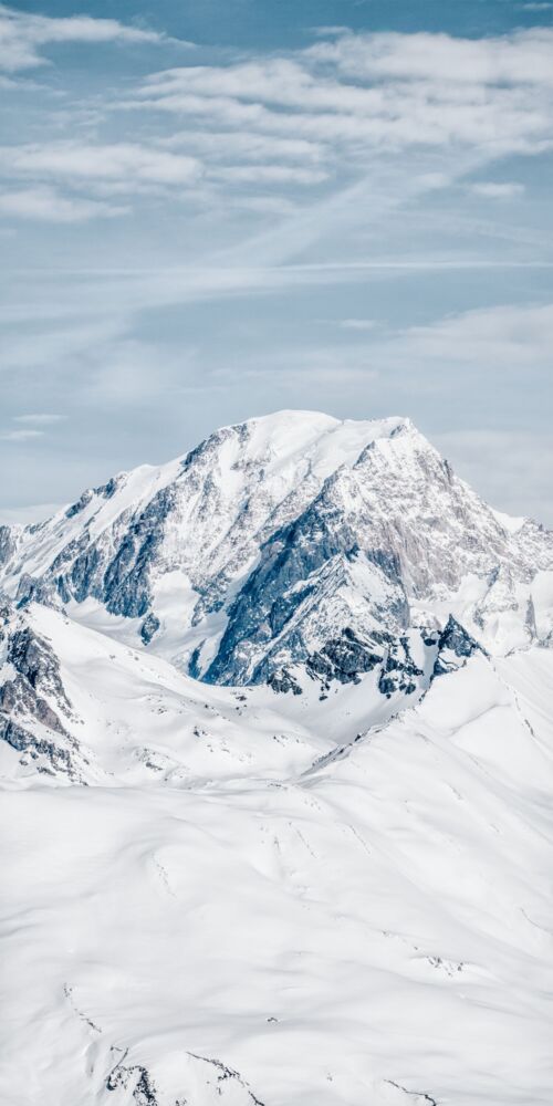 Mont Blanc depuis les Arcs 2