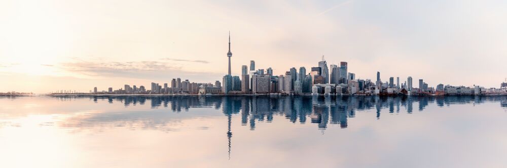 SUNSET OVER TORONTO