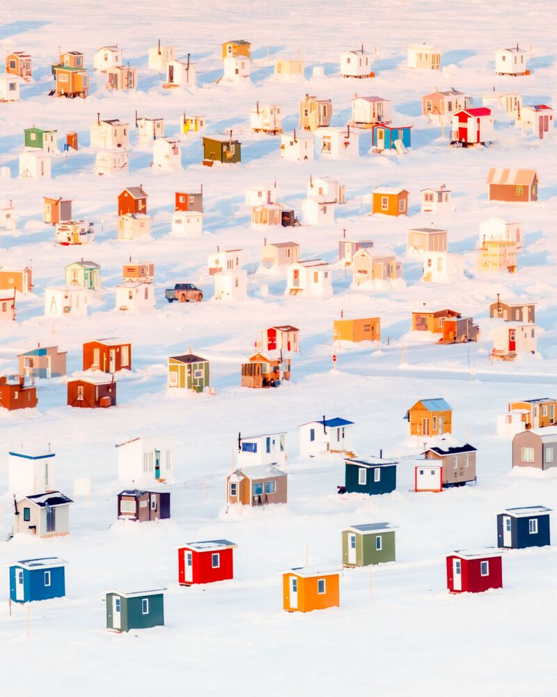 Cabanes &agrave; p&ecirc;che Saguenay