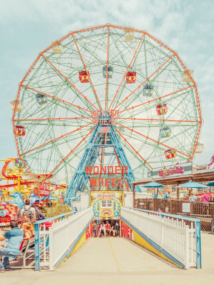 Coney Island, wonder wheel, Brooklyn