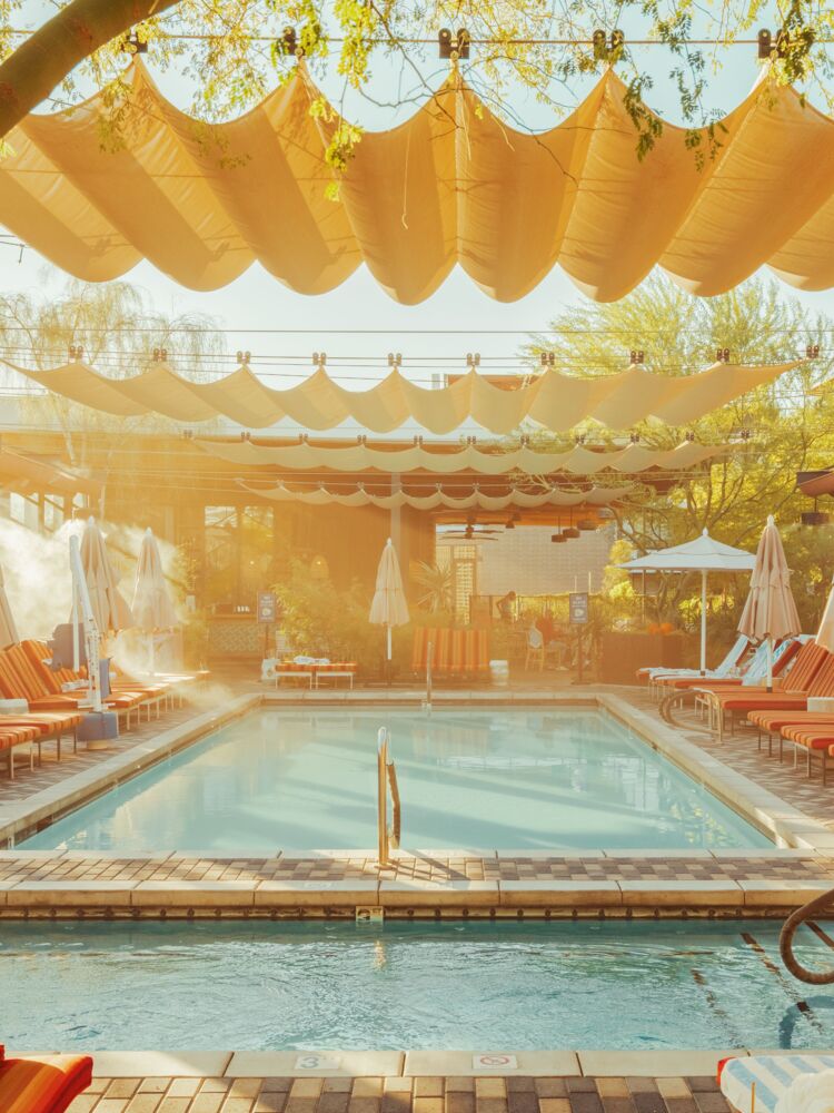 Phoenix pool sunset 3
