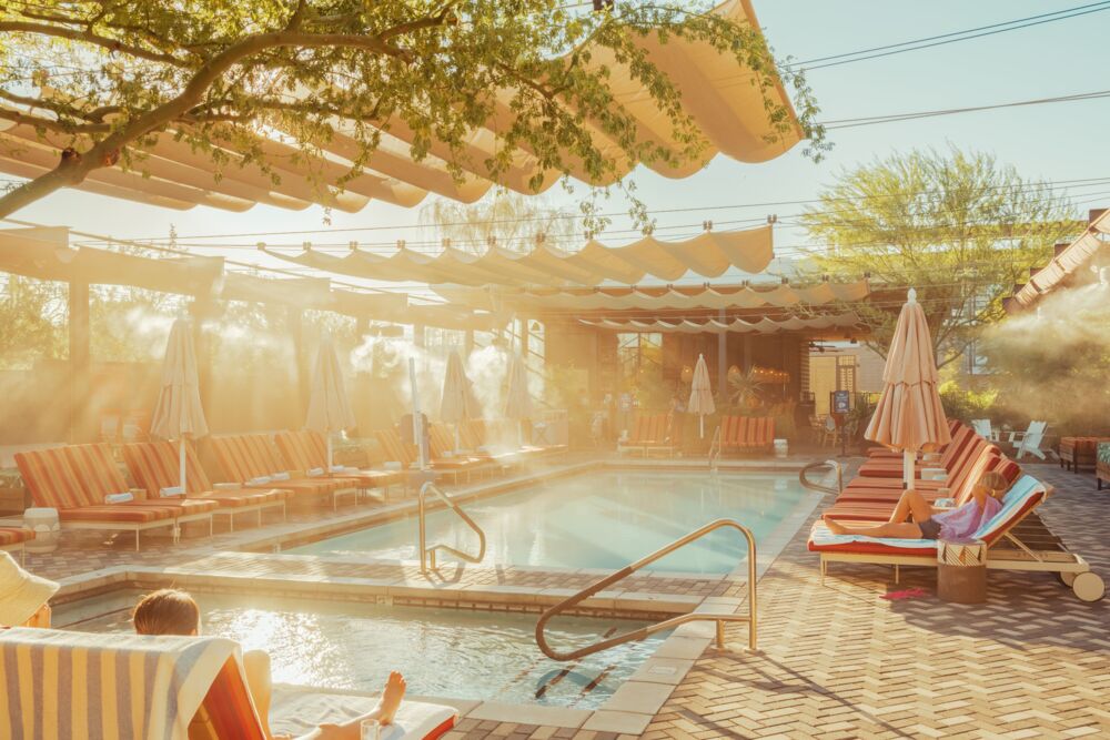Phoenix pool sunset 5