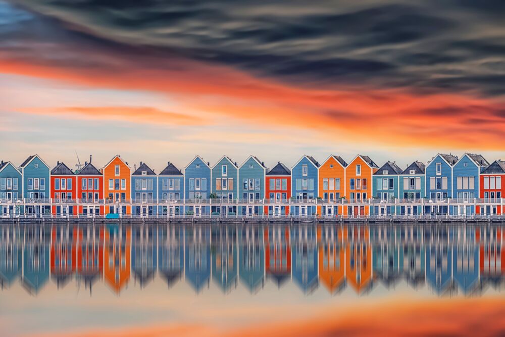 Houten sunset