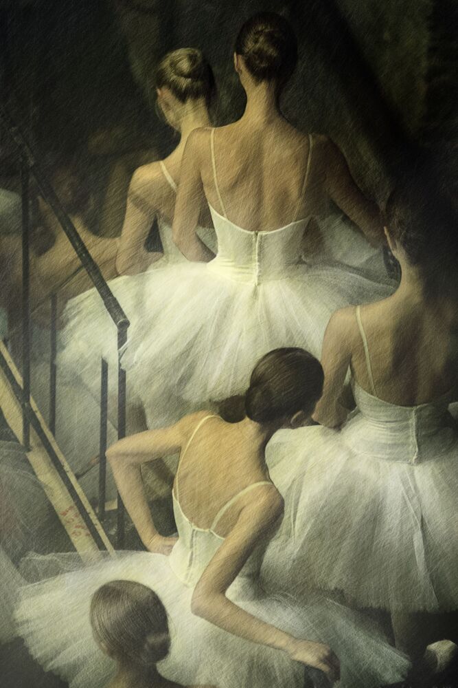 Line of Ballerinas