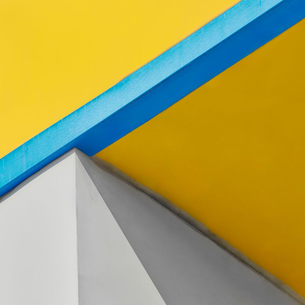 Yellow and blue lines